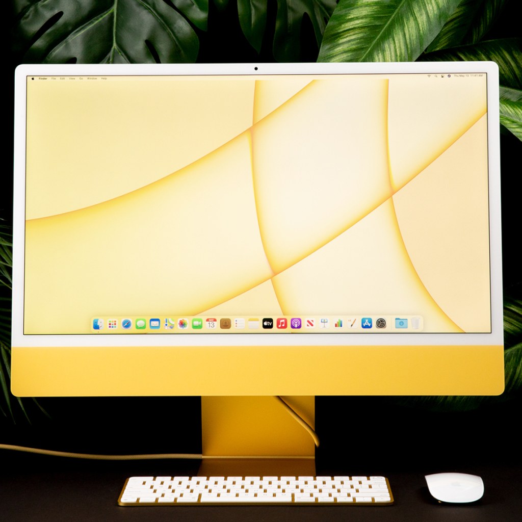 computer desktop yellow - Apple -inch iMac review: The desktop computer is no longer