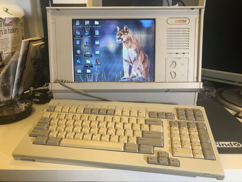 desktop computer 486 - Compaq Portable  - Wikipedia