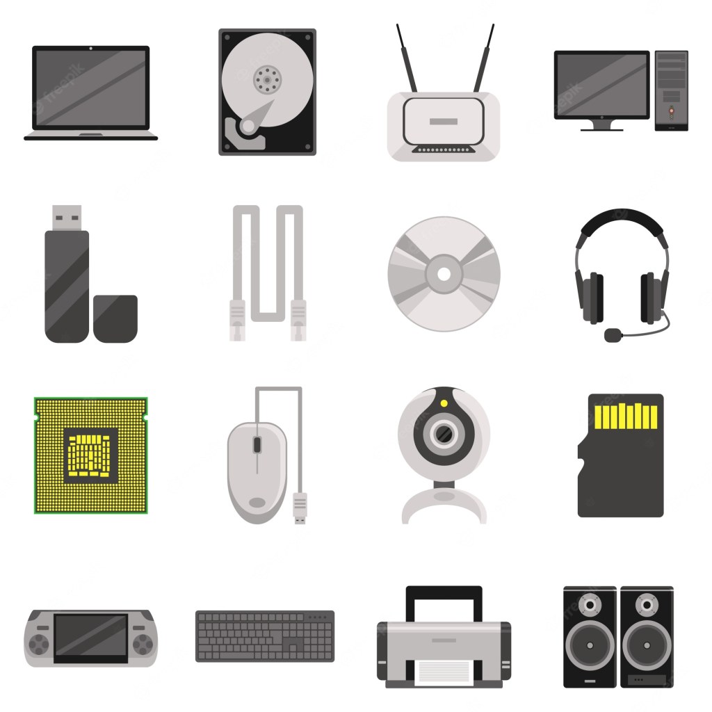 computer accessories vector - Computer Accessories Images - Free Download on Freepik