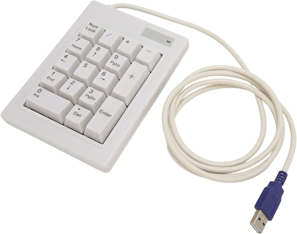 computer accessories accounting treatment - Mechanical Numeric Keypad,  Key Portable Numeric Keypad Quiet