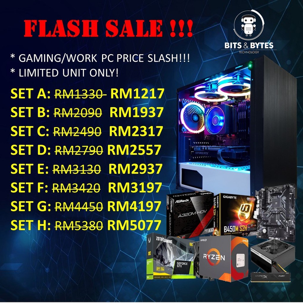 desktop pc malaysia - PC gaming/ Desktop/ CPU gaming/ Custom PC [Bits And Bytes