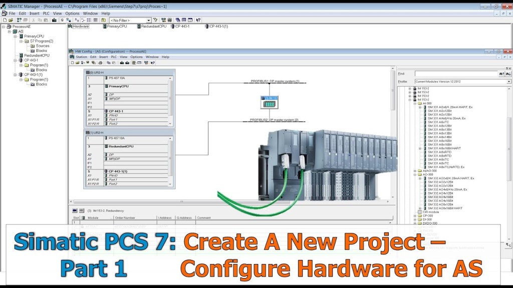 pcs 7 pc configuration - Simatic PCS  Part : Create New Project And Configure Hardware For AS